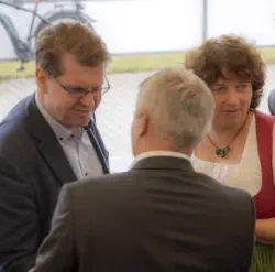 Empfang von Ralf Stegner und Ruth Müller (beide SPD)