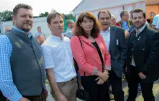 v.l. M. Forster, H. Ostermaier, G. Sehorz, R. Walter, T. Perzl (alle BDS) © BDS / peppUP.de