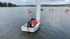 Ferienprogramm bei der "Vereinigung Landshuter Segler e.V."  ©Foto Wackerbauer