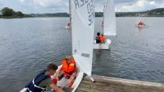 Ferienprogramm bei der "Vereinigung Landshuter Segler e.V."  ©Foto Wackerbauer