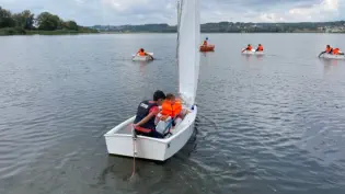 Ferienprogramm bei der "Vereinigung Landshuter Segler e.V."  ©Foto Wackerbauer